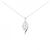 Autre Marque Collana in diamante in oro bianco Au750 Argento