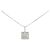 Autre Marque Collana in diamante in oro bianco Au750 Argento