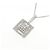 Autre Marque Collana in diamante in oro bianco Au750 Argento - vista 3