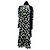 Autre Marque Abito lungo floreale con sciarpa integrata BROGGER Nero