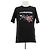 Paco Rabanne T-shirt nera con iscrizioni Nero