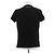 Camiseta de algodón negra Courreges Negro - vista 2
