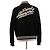 Saint Laurent Giacca varsity nera in lana Nero - vista 2