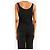 Saint Laurent Canotta nera trasparente a coste - taglia XS Nero - vista 2