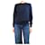 Alexander Mcqueen Marineblauer Wollpullover - Größe M