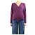 Loro Piana Lila Kaschmir-Cardigan mit Taschen - Größe UK 14