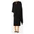 Erika Cavallini Blusa asimétrica negra - talla L Negro - vista 2