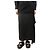 Jil Sander Saia midi assimétrica preta - tamanho UK 14 Preto