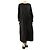 Marni Schwarzes Kleid mit Kordelzug in der Taille - Größe UK 10