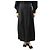 Autre Marque Falda midi negra lavada - talla L Negro