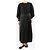 Autre Marque Falda midi negra lavada - talla L Negro - vista 2