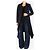 Céline Navy wool coat - size UK 12 Navy blue - view 3
