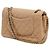Chanel 2002 Borsa a Spalla Timeless Classica Double Flap in Pelle Jersey Beige - vista 3