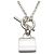 Hermès Collana Amuleto Donna Hermes Kelly Argento 925 - vista 3