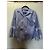 Camisa de algodón a rayas Lauren Ralph Lauren con puños de encaje Blanco Azul - vista 2