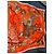 Hermès Seidenschal Orange Reitermotiv 90x90 Mehrfarben - Ansicht 4
