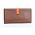 Hermès Hermes Bearn Soufflé Leather Bi-fold Long Wallet Brown Orange - view 2
