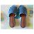 Sandali Alaïa in Pelle Blu - vista 3