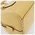 PRADA Bolso de mano de cuero amarillo dorado Auth mr2207 - vista 15