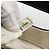 CHANEL Choco Bar Schultertasche aus lackiertem Leder Beige Silber CC Auth BA11764A - Ansicht 21