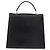 Borsa a mano CÉLINE Circle in pelle nera e oro Auth BAZ793V Nero D'oro - vista 3