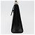 Borsa a mano CÉLINE Circle in pelle nera e oro Auth BAZ793V Nero D'oro - vista 4