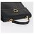 Borsa a mano CÉLINE Circle in pelle nera e oro Auth BAZ793V Nero D'oro - vista 6
