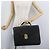 Saffiano PRADA Borsa da lavoro in pelle Safiano Nera Oro Auth 174051 Nero D'oro - vista 27