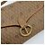 Borsa a spalla in tela a nido d'ape Christian Dior PVC marrone oro Auth bs34236 - vista 14