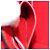 Céline Borsa Medallion in pelle rossa e oro Auth BAZ711A Rosso D'oro - vista 11