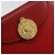 Céline Borsa Medallion in pelle rossa e oro Auth BAZ711A Rosso D'oro - vista 17