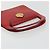 Céline Borsa Medallion in pelle rossa e oro Auth BAZ711A Rosso D'oro - vista 7
