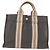 Hermès HERMES Fourre Tout PM Tote Bag aus Canvas Grau Silber Auth BA11923 Braun - Ansicht 2