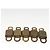 LOUIS VUITTON Set di 10 Lucchetti in Metallo Dorato LV Auth 167136 D'oro - vista 4