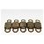 LOUIS VUITTON Set di 10 Lucchetti in Metallo Dorato LV Auth 167136 D'oro - vista 6