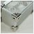 LOUIS VUITTON Trunk Box Pouch Borsa metallo Argento M00752 LV Auth BAZ882SAM - vista 17