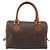 Céline Borsa a mano in tela Macadam CELINE in pelle PVC marrone e oro Auth mr2268 D'oro - vista 3