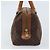 Céline Borsa a mano in tela Macadam CELINE in pelle PVC marrone e oro Auth mr2268 D'oro - vista 4