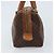 Céline Borsa a mano in tela Macadam CELINE in pelle PVC marrone e oro Auth mr2268 D'oro - vista 5