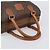 Céline Borsa a mano in tela Macadam CELINE in pelle PVC marrone e oro Auth mr2268 D'oro - vista 7