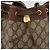 Gucci Borsa a spalla GG Supreme in PVC beige e oro Auth ARZ789 D'oro - vista 14