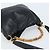 Borsa a Spalla Gucci Bamboo in Pelle 2 in 1 Nero Oro 001 3444 1577 Auth 174580 - vista 6