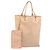 Borsa a mano in tela Zucchino FENDI rosa oro Auth ARZ892A D'oro