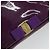 Borsa Vala Chain in pelle verniciata viola e oro Auth ARZ899 di Salvatore Ferragamo - vista 15