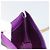 Borsa Vala Chain in pelle verniciata viola e oro Auth ARZ899 di Salvatore Ferragamo - vista 19