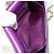 Borsa Vala Chain in pelle verniciata viola e oro Auth ARZ899 di Salvatore Ferragamo - vista 21