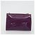 Borsa Vala Chain in pelle verniciata viola e oro Auth ARZ899 di Salvatore Ferragamo - vista 4