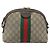 Borsa a Spalla Gucci GG Supreme Web Sherry Line PVC Beige Oro 499621 Auth BA11752 D'oro - vista 3
