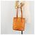 LOUIS VUITTON Borsa a Spalla Epi Bucket PM Arancione Mandarino M5899H LV Auth BAZ712A Grigio - vista 22