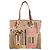 Borsa Tote Salvatore Ferragamo in nylon beige oro Auth BAZ714A D'oro - vista 2